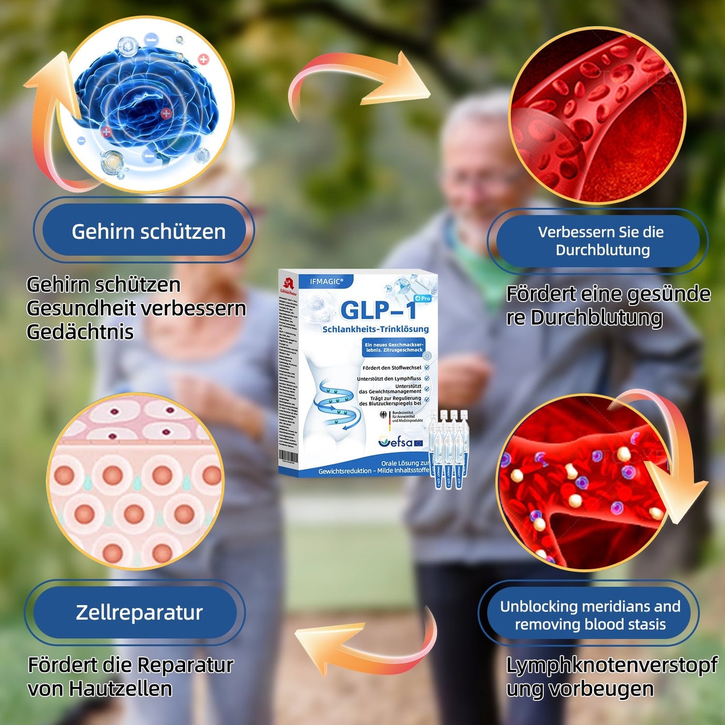 IFMAGIC® GLP-1 Pro Schlankheits-Trinklösung 7 Tage sichtbare Wirkung, keine Nebenwirkungen, geeignet für alle Altersgruppen 🌹