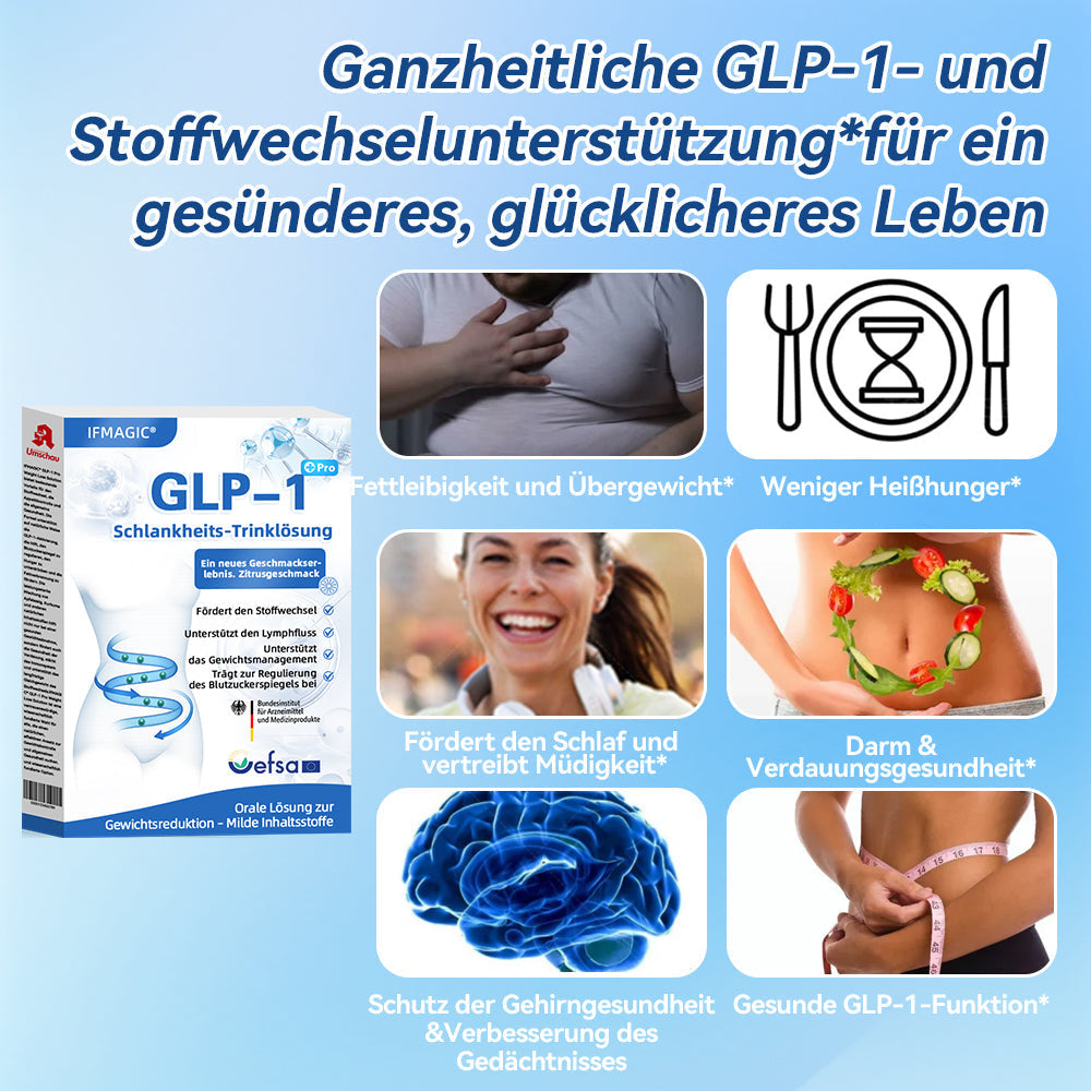 IFMAGIC® GLP-1 Pro Schlankheits-Trinklösung 7 Tage sichtbare Wirkung, keine Nebenwirkungen, geeignet für alle Altersgruppen 🌹
