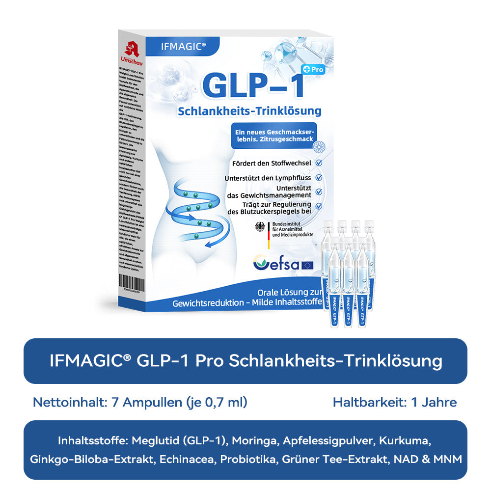 IFMAGIC® GLP-1 Pro Schlankheits-Trinklösung 7 Tage sichtbare Wirkung, keine Nebenwirkungen, geeignet für alle Altersgruppen 🌹