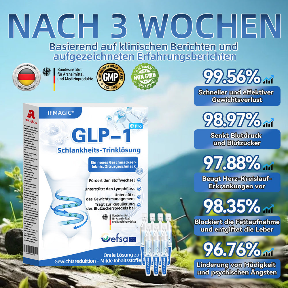 IFMAGIC® GLP-1 Pro Schlankheits-Trinklösung 7 Tage sichtbare Wirkung, keine Nebenwirkungen, geeignet für alle Altersgruppen 🌹