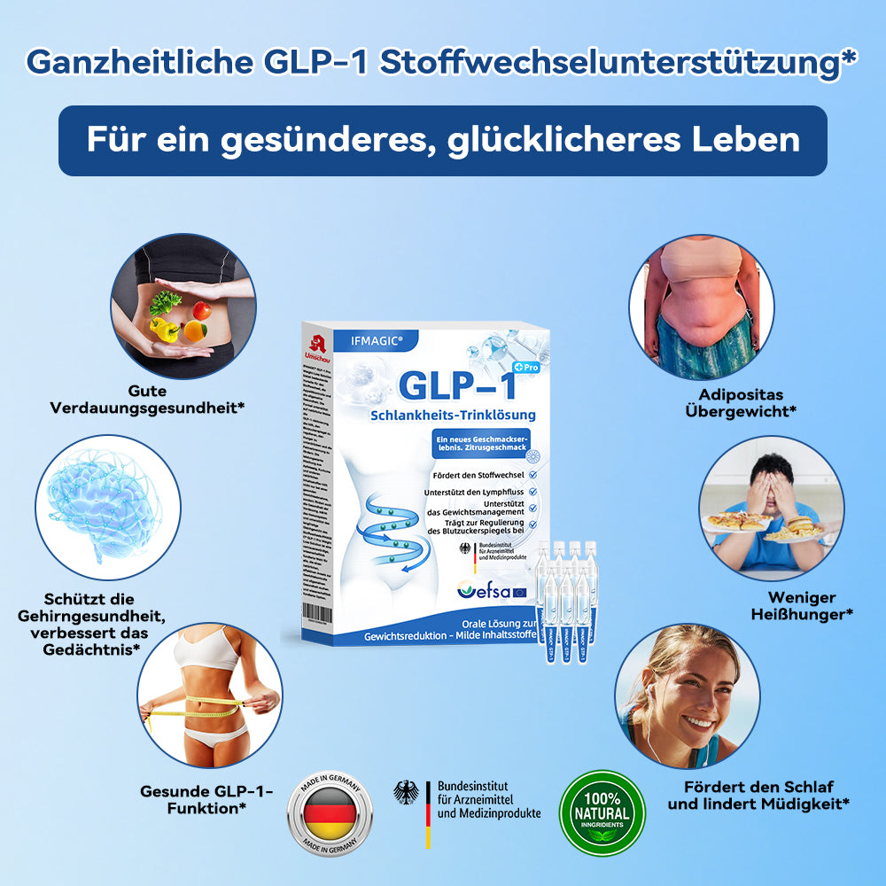 IFMAGIC® GLP-1 Pro Schlankheits-Trinklösung 7 Tage sichtbare Wirkung, keine Nebenwirkungen, geeignet für alle Altersgruppen 🌹